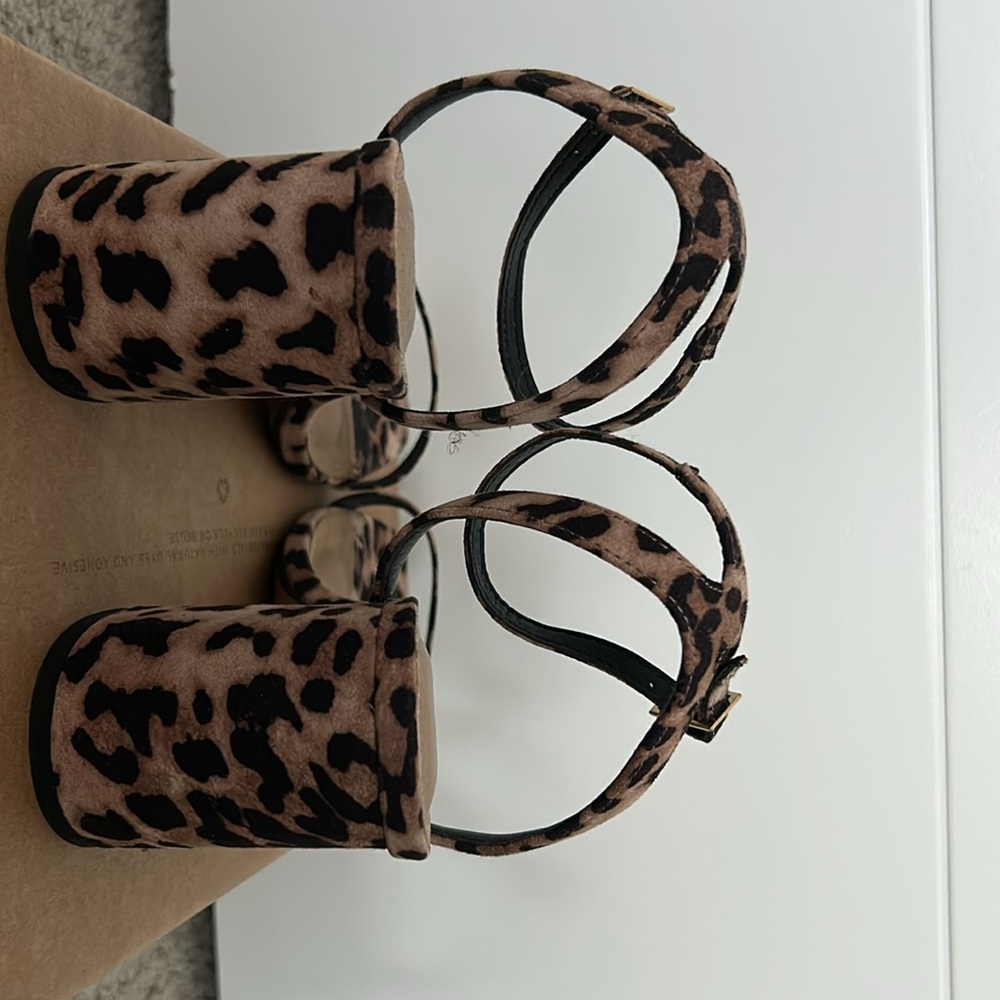 Asos Leopard Print Block Heels (Worn Once!) - image 3